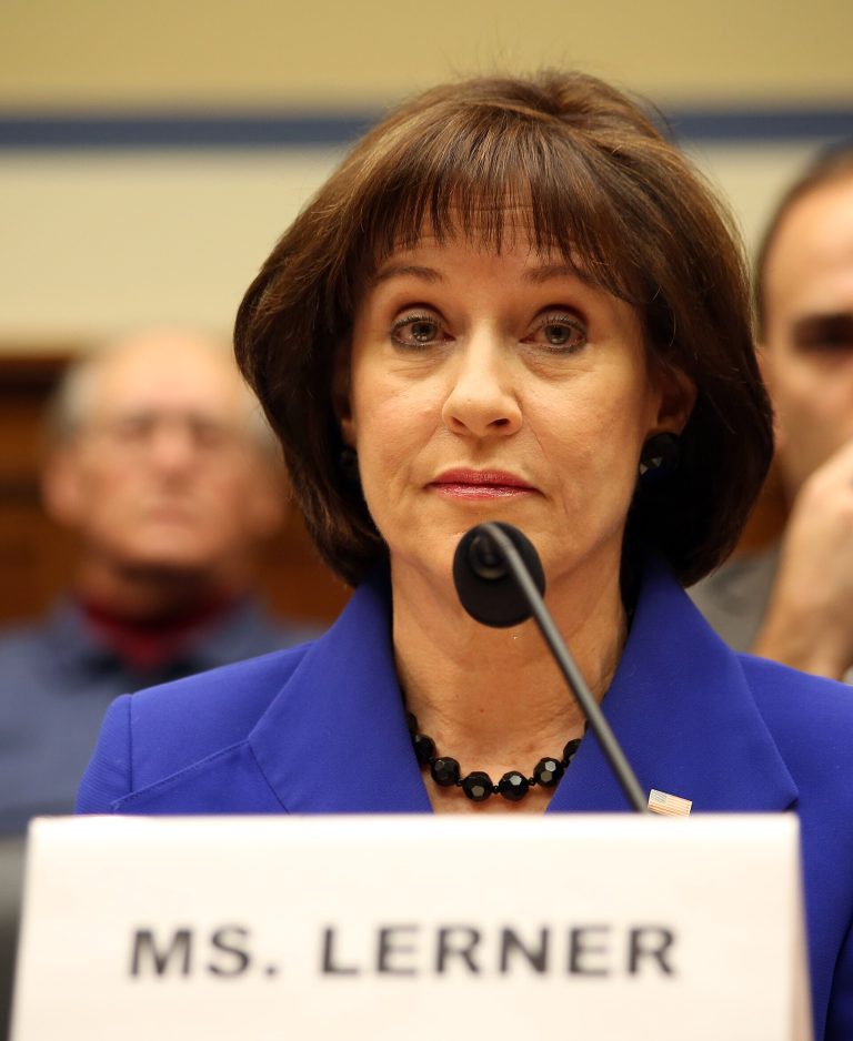 Lois Lerner testifying before US House Oversight Cmte in 2014