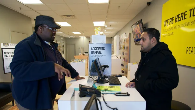 Long Beach, N.Y., Jan. 7, 2013 -- FEMA Community Relations Specialists visited Long Beach business owners to check their reg…