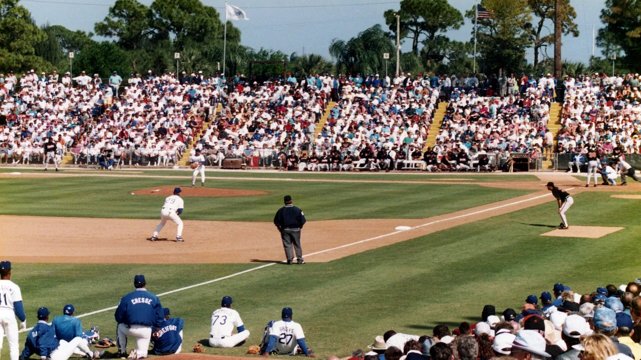 Los Angeles Dodgers spring training at Holman Stadium, Dodgertown, 1994