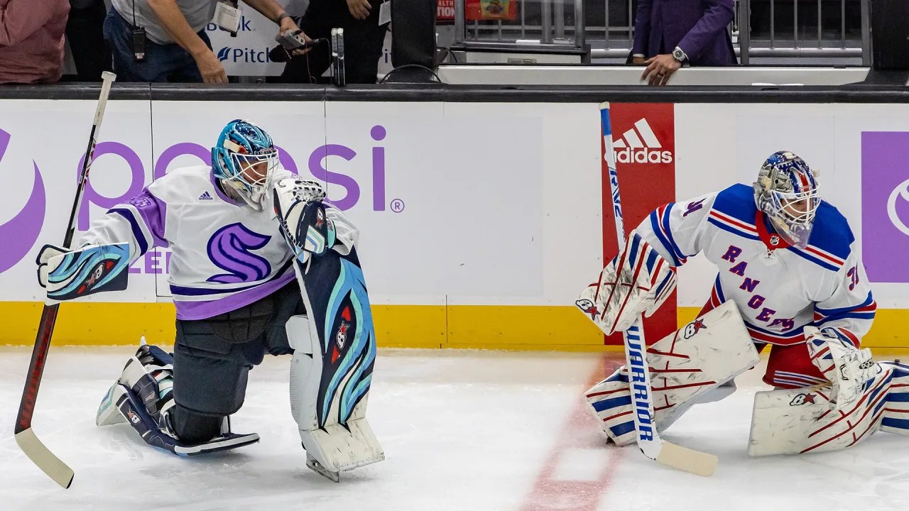 Magnus Hellberg and Igor Shesterkin 11 17 22