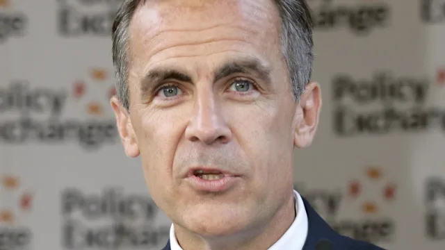 Mark Carney at a Policy Exchange summer party, August 2015