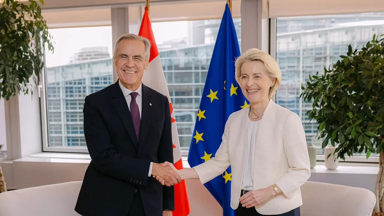 Mark Carney meets Ursula von der Leyen