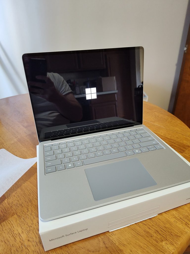 Microsoft Surface Laptop 7 booting Windows 11