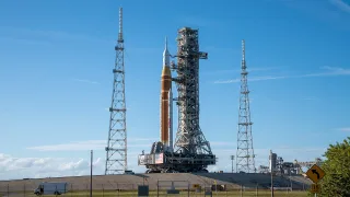 NASA's Artemis II SLS Rocket and Orion Spacecraft Rollout to Launch Pad 39B (KSC-01172026-Artemis II Rollout-26)