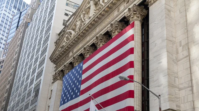 New York Stock Exchange in New York City, New York, USA