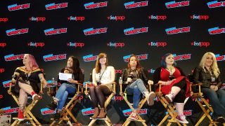 Women of Marvel panel at New York Comic Con 2018.