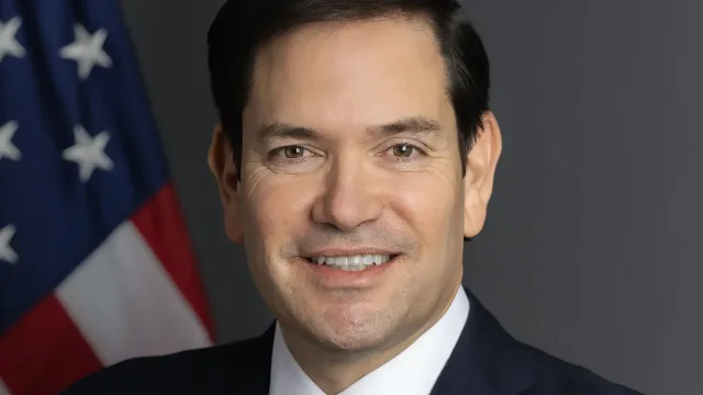 Official portrait of US Secretary of State Marco Rubio
