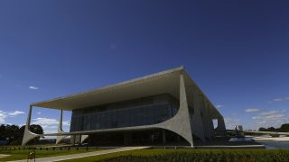 The Planalto Palace, the Brazilian president's office, in Brasília.