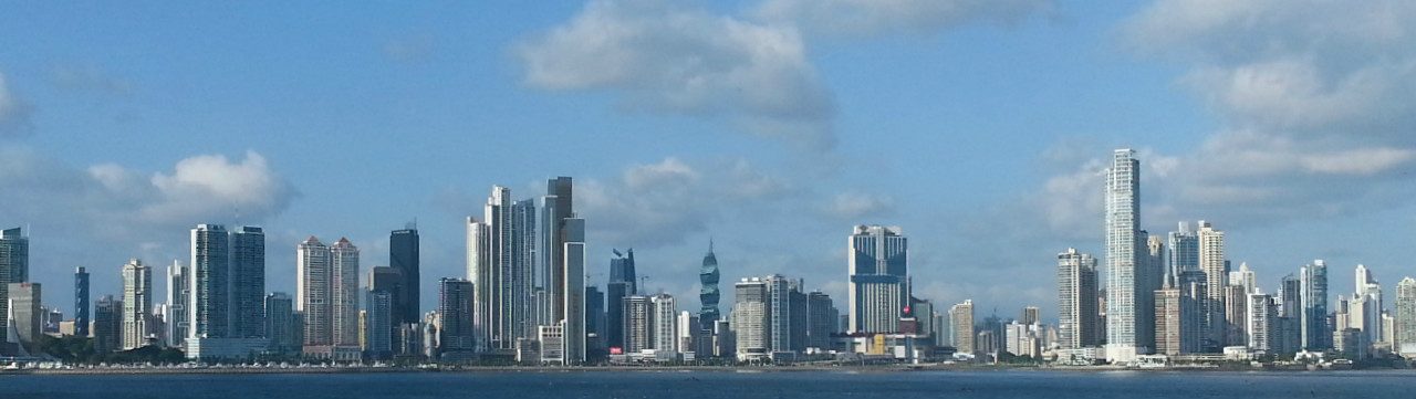 Skyline Panama City, Panama.