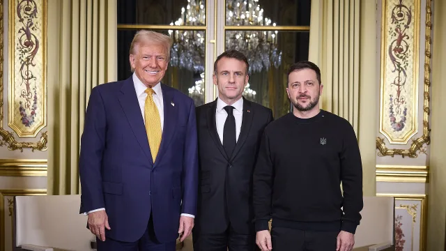 Paris Hosted a Trilateral Meeting Between Volodymyr Zelenskyy, Emmanuel Macron and Donald Trump on 7 December 2024 - 2