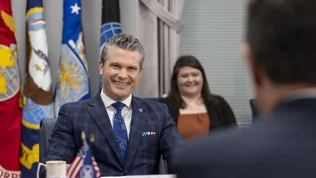 Pete Hegseth hosts NATO Secretary General Mark Rutte at the Pentagon, USA on April 24, 2025 - 3