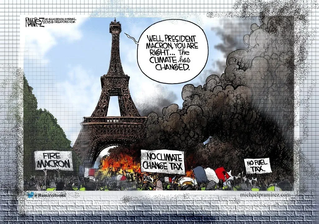 Riot in Paris - France