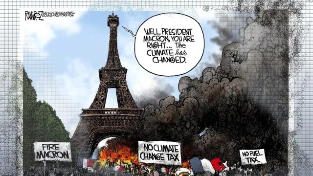 Riot in Paris - France