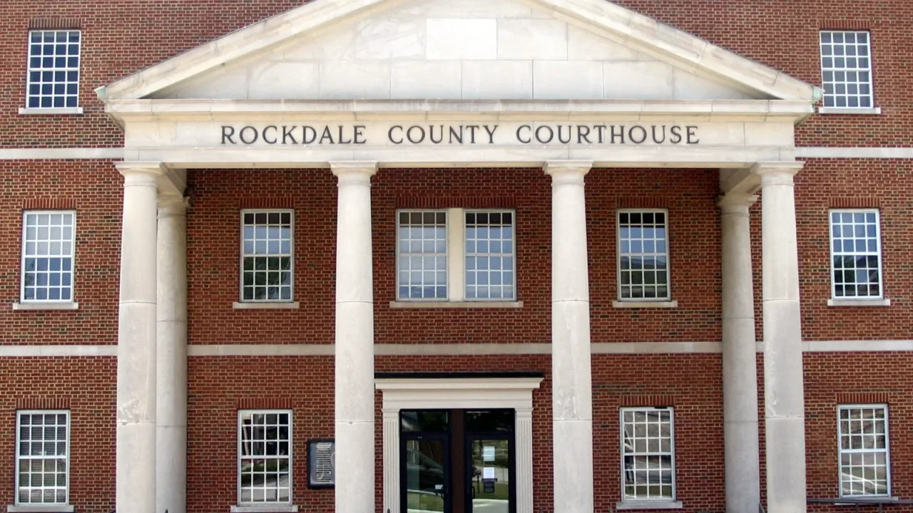 Rockdale County Courthouse in Conyers, Georgia. Photo taken by Steve Karg