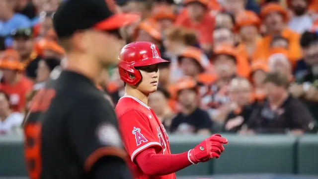 Shohei Ohtani #17 Los Angeles Angels Oriole Park at Camden Yards