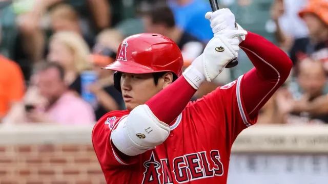 Shohei Ohtani #17 Los Angeles Angels Oriole Park at Camden Yards