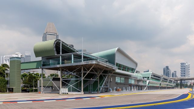 F1 Pit Building of Marina Bay Street Circuit, Singapore
