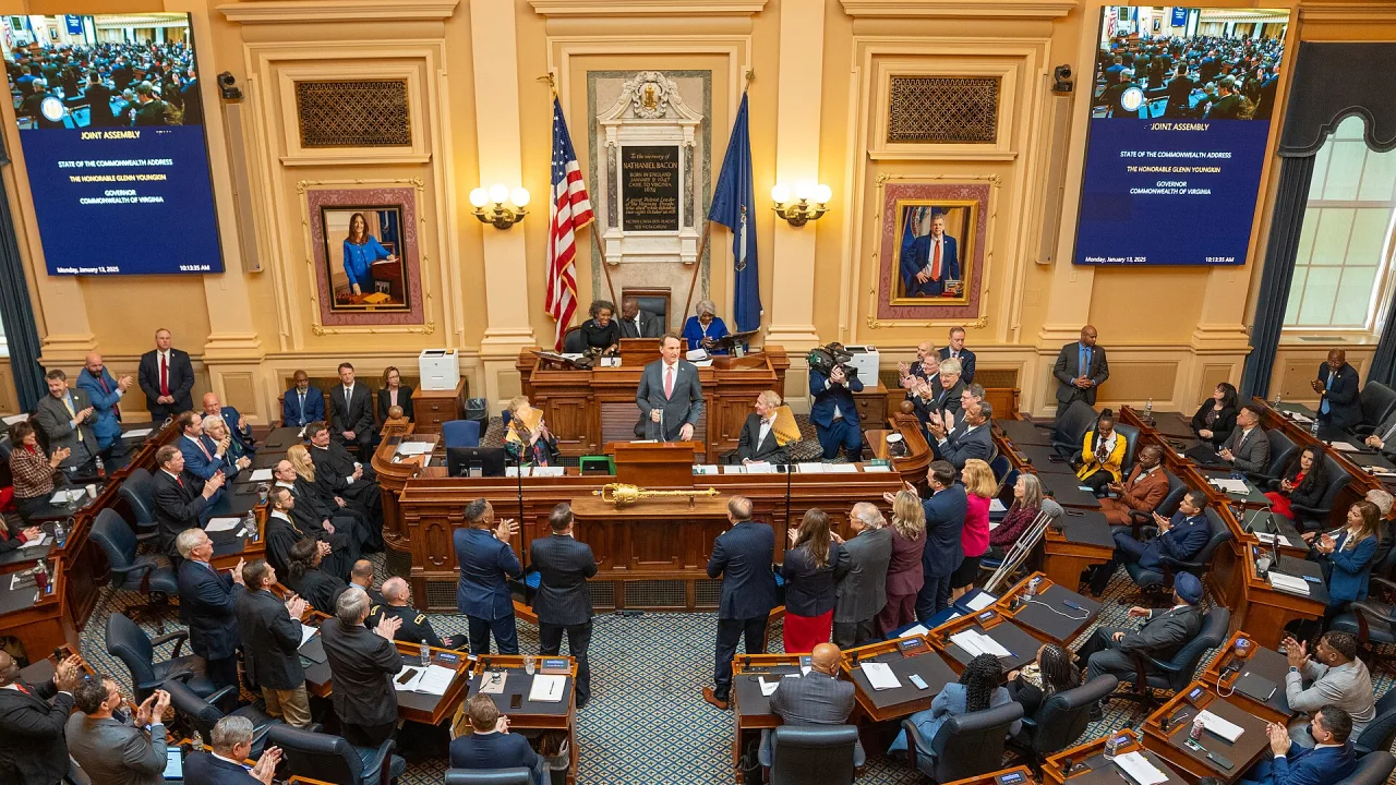 State of the Commonwealth, Richmond - 1-13-25 overhead view