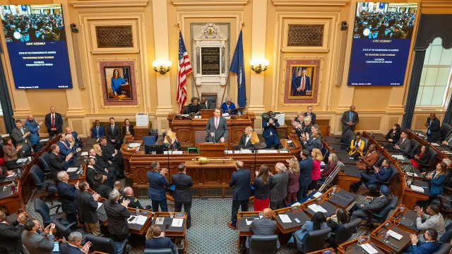 State of the Commonwealth, Richmond - 1-13-25 overhead view