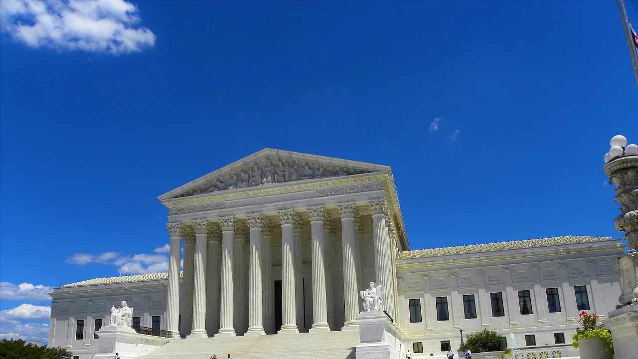 Supreme Court Building Washington DC, Front of the building.