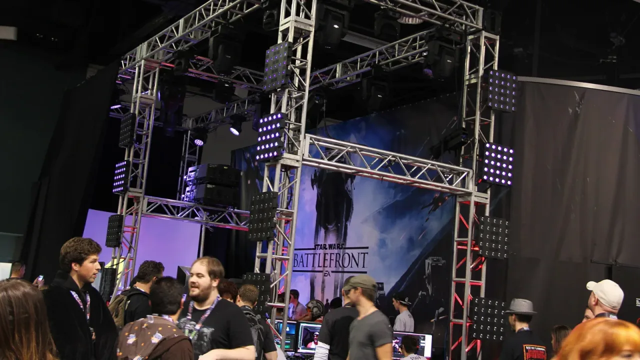 SWCA - Star Wars Battlefront booth Star Wars Celebration in Anaheim, April 2015.