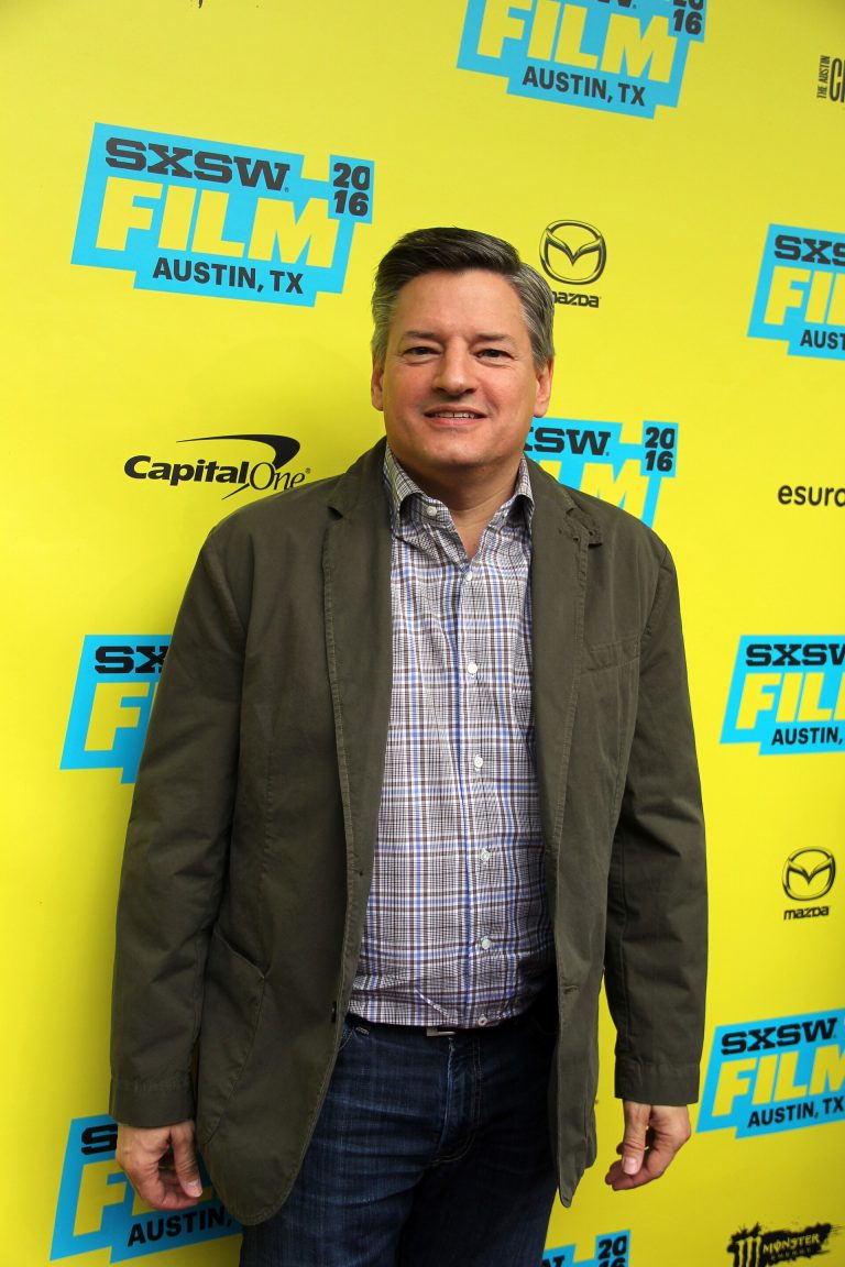 Ted Sarandos at the premiere of Pee-Wee's Big Holiday. Taken at SXSW 2016.