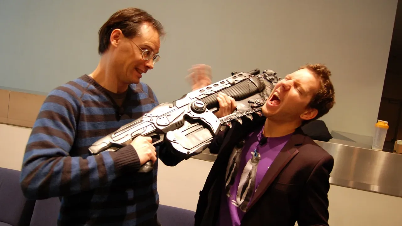 Tim Sweeney and Cliff Bleszisnki