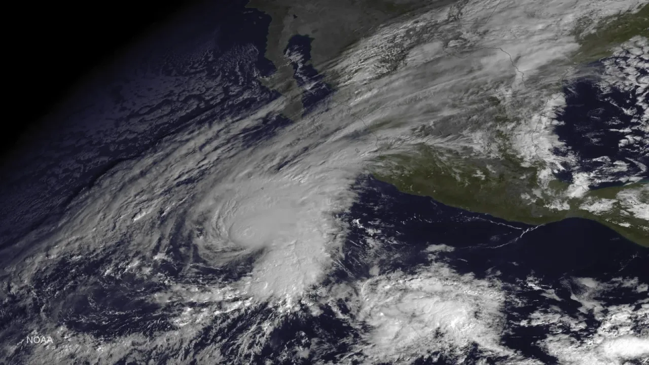 Hurricane Vance, located south of Isla Socorro in the Pacific Ocean, has likely peaked in intensity.