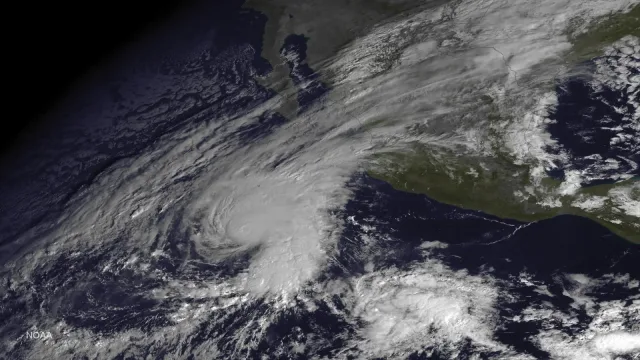 Hurricane Vance, located south of Isla Socorro in the Pacific Ocean, has likely peaked in intensity.