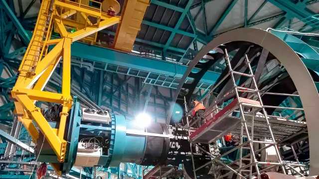 Vera C. Rubin Observatory Commissioning Camera install