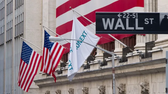 New York Stock Exchange, Wall Street, New York, United States.